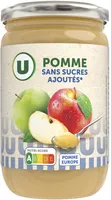 Purée de pomme sans sucres ajoutés bocal de 680g