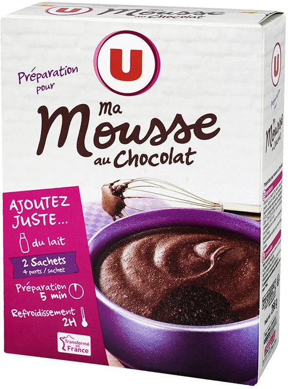 Préparation pour mousse au chocolat