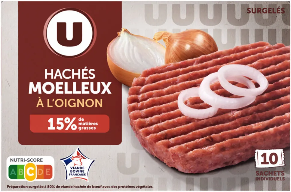 Haché Burger le savoureux à l'oignon 10x100g