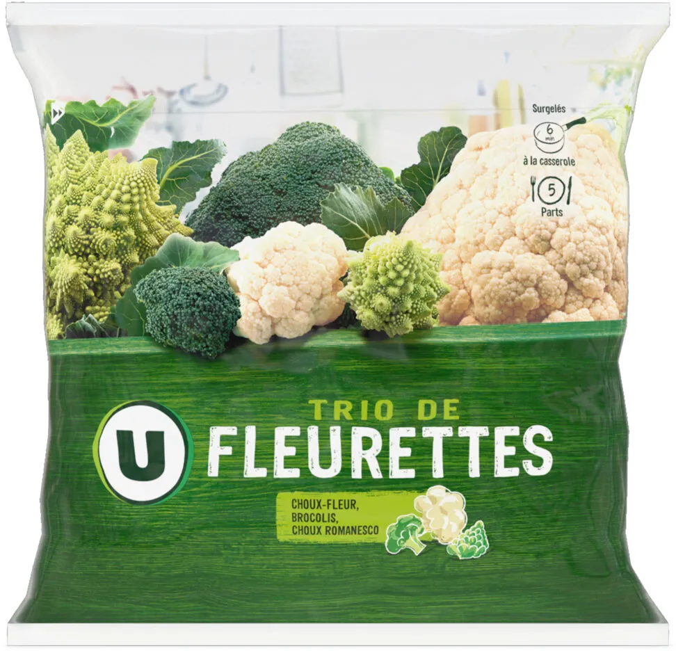 Trio de choux en fleurettes 1kg