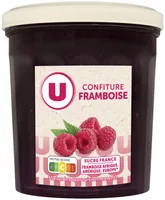 Confiture de framboises 50% de fruits 370g