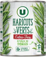Haricots verts extra-fins - Boîte de 440g net égoutté