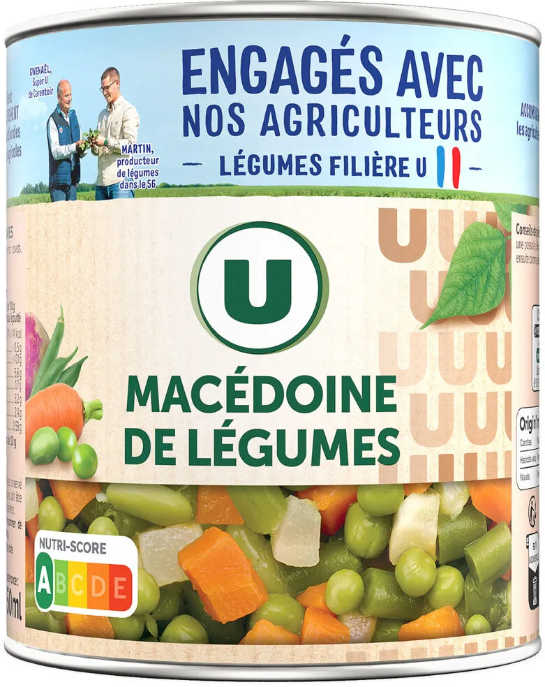 Macédoine de légumes - Boîte 530g