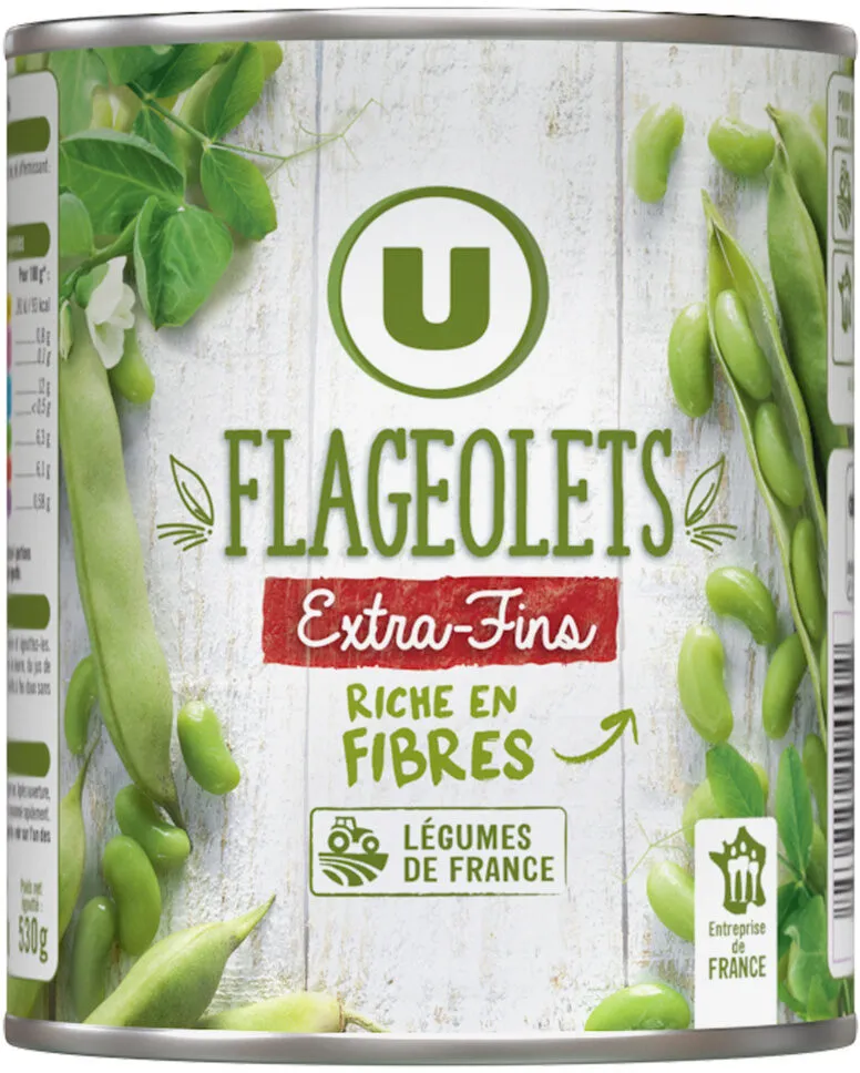 Flageolets verts extra-fins - Boîte 530g