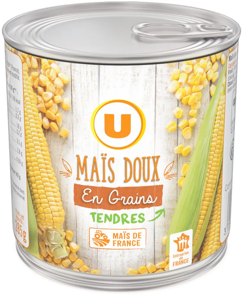 Maïs doux en grains - Boîte 285g