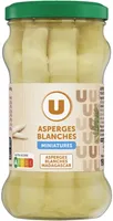 Asperges blanches miniatures - Bocal de 110g net égoutté