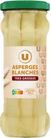 Asperges blanches très grosses pelées - Bocal 320g