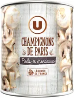 Champignons de Paris pieds et morceaux