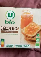 Biscottes au blé complet