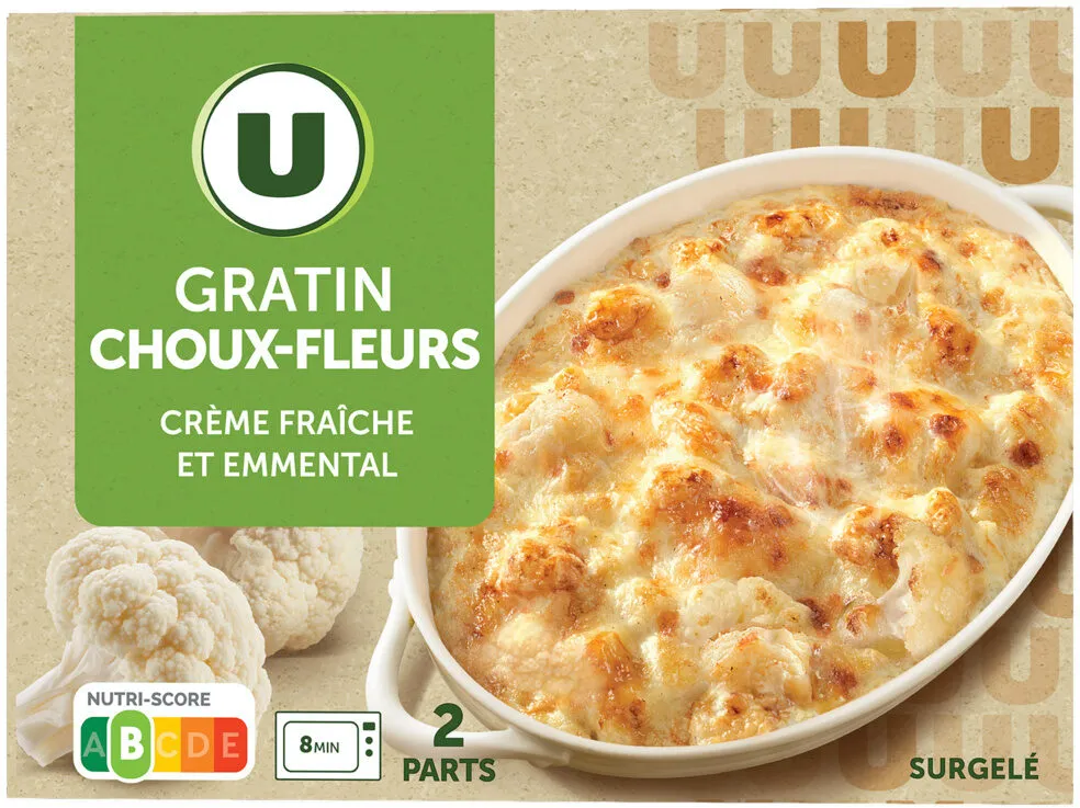Gratin de choux fleurs 450g