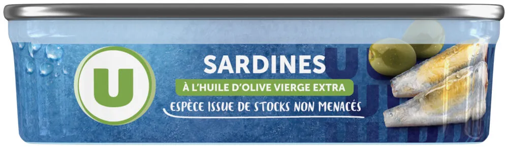 Sardine à l'huile d'olive vierge extra boîte de 135g