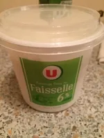 Fromage frais en faisselle U, 6%MG, 500g