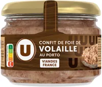Confit de foie de volaille au porto verrine 180g