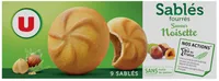 Sablés fourrés saveur noisette