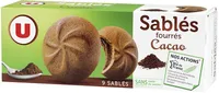 Sablés fourrés au cacao