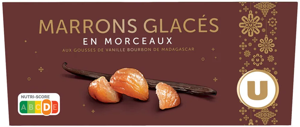 Marrons glacés en morceaux paquet de 250g
