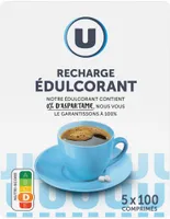 Edulcorant de table 5 boîtes de 100 comprimés, 25g