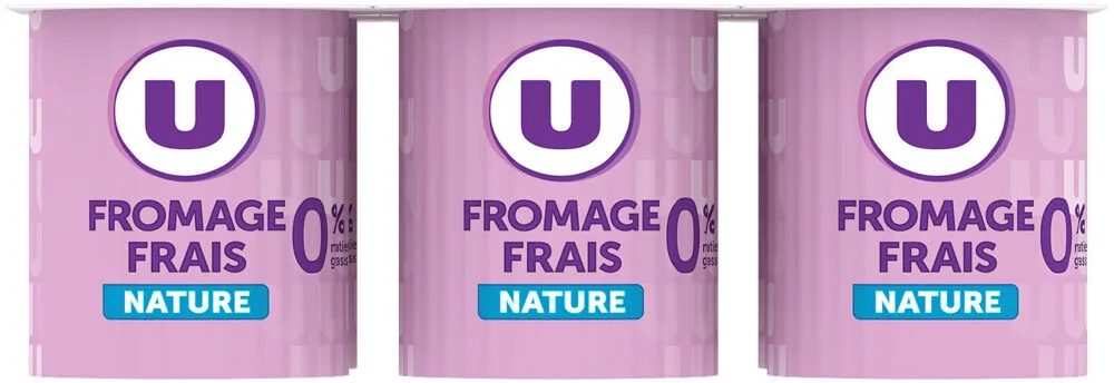 Fromage blanc frais nature, 0%MG, 6x60g
