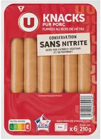 Saucisses de Strasbourg CSN - x6 210g