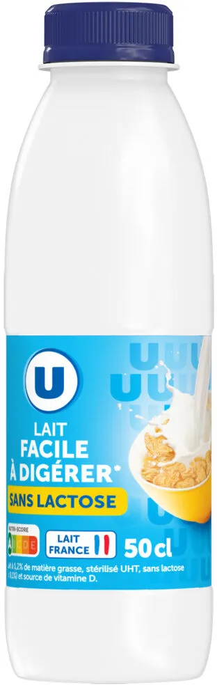 LAIT FACILE À DIGÉRER SANS LACTOSE