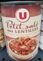Petit salé aux Lentilles Cuisiné à la Graisse de Canard