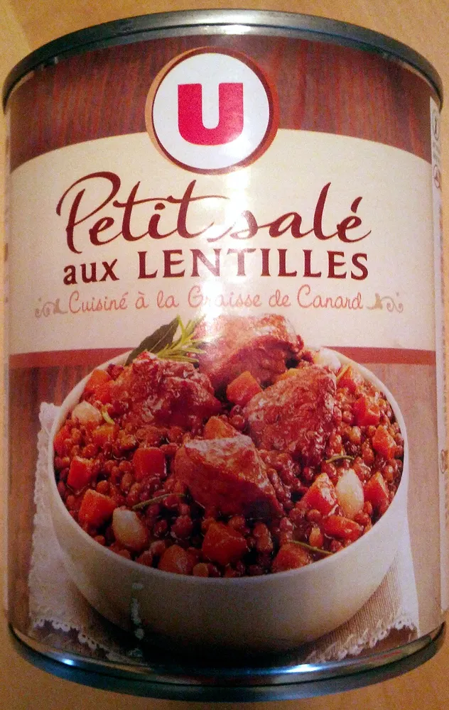 Petit salé aux lentilles