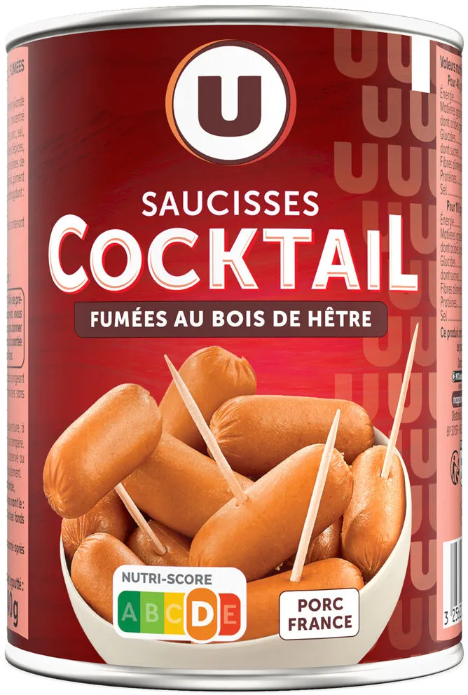 Saucisses cocktail boîte de 1/2, 240g