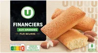 Financiers aux amandes pur beurre x8 - 200g