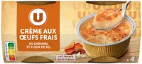 Dessert crème aux oeufs frais au caramel - 4x100g