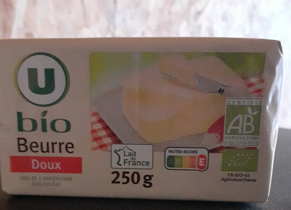 Beurre doux bio