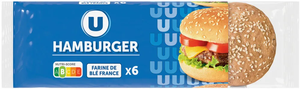 Pains pour hamburger x6 - 330g