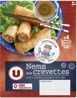 Nems aux crevettes x4 + sauce nuoc mam