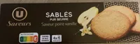 Sablé poire vanille