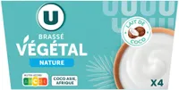Brassés végétal nature 4%mg - 4x100g