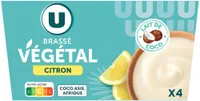 Brassés végétal citron 2,2%MG - 4x100g