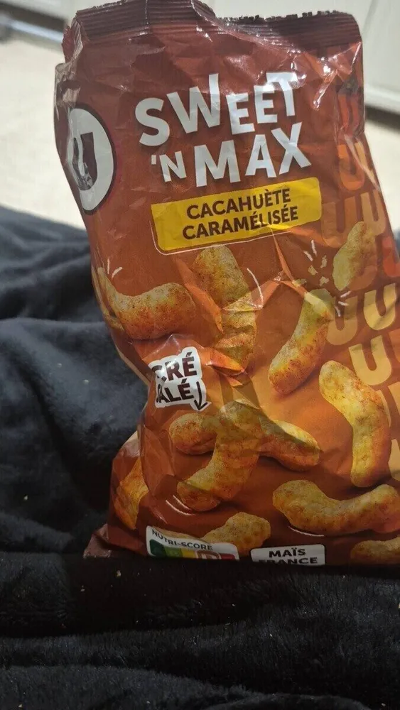 Confiserie Sweet'n max cacahuète caramélisée, sachet 90g