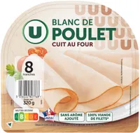 Blanc de poulet - x8 tranches 320g