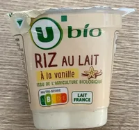 Riz au lait vanille - 4X100g