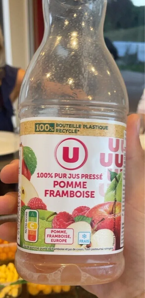 Pur jus réfrigéré pomme framboise 90cl