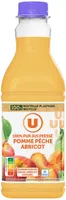 Pur jus réfrigéré pomme pêche abricot 90cl