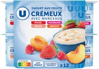 Yaourt aux fruits crémeux - 12x125g