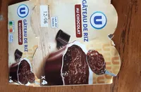 Gâteau de riz au chocolat 4X100G