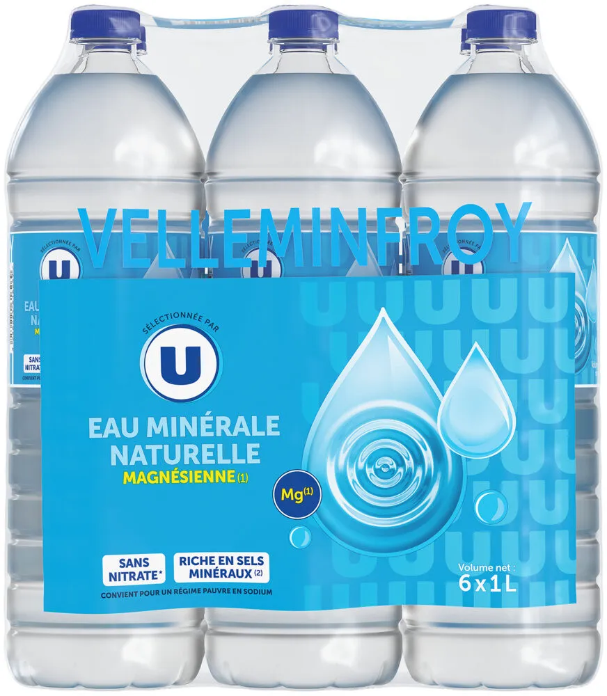 Eau minérale naturelle Magnésienne source Tom 6x1L