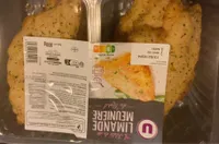 Filet de limande du Nord meunière, Limanda aspera, 8 pièces, 800g, transformé en France