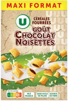 Céréales fourrées chocolat & noisette