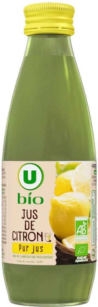 Jus de citron de sicile bouteille de 25cl