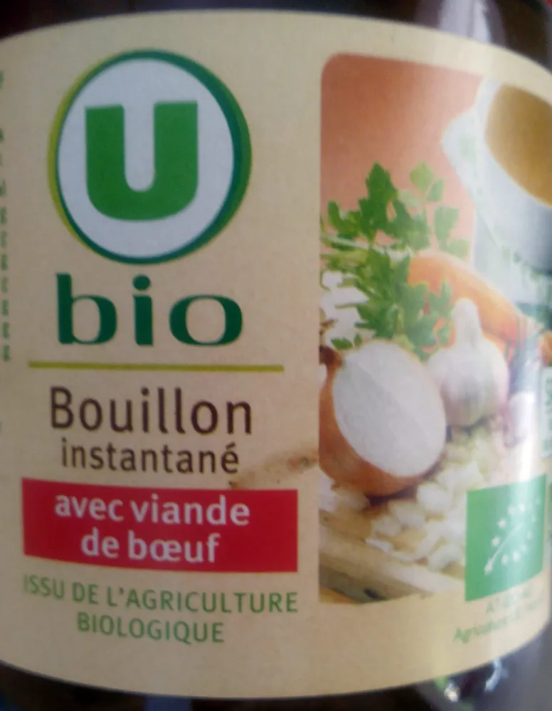 Bouillon de boeuf instantané