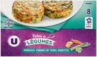 Palets légumes poireau, pomme de terre, carotte 300g