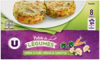 Palets de légumes chou-fleur, brocoli, carotte 300g