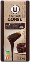 Chocolat noir corsé à pâtisser 64% Tablette de 200g